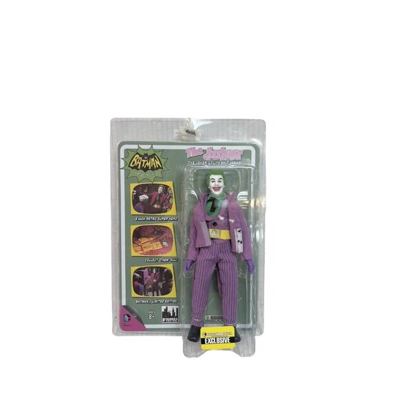 Batman Classic TV Series Joker Retro Action Figure Toy Co. 8" NEW Sealed - Picture 1 of 7